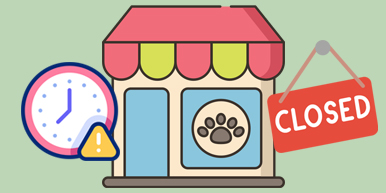 Pet business scheduling software for business hours holidays and non-working days