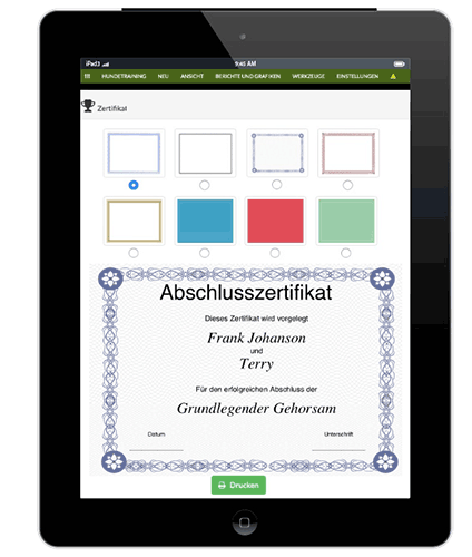 Diplom haustiertrainer - Zertifikat haustiertrainer
