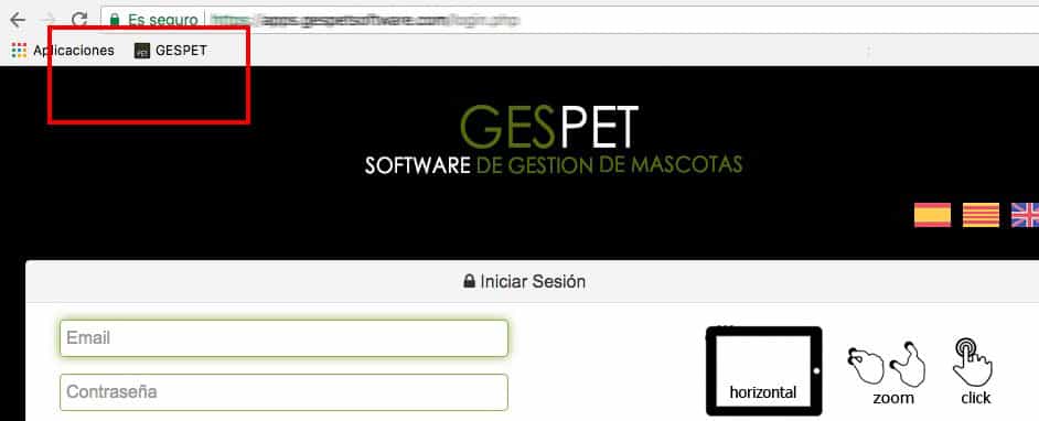 gespet software crear icono en el escritorio