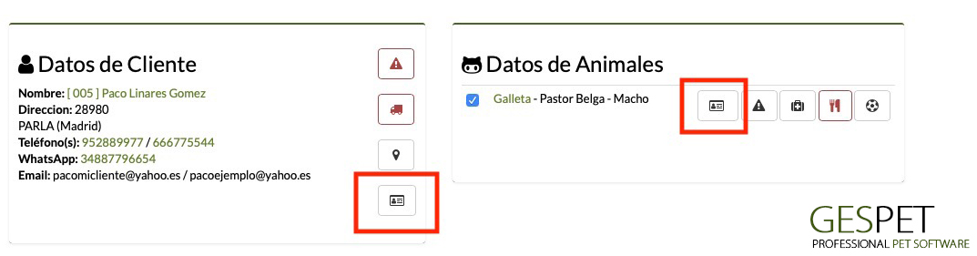 agenda para adiestradores