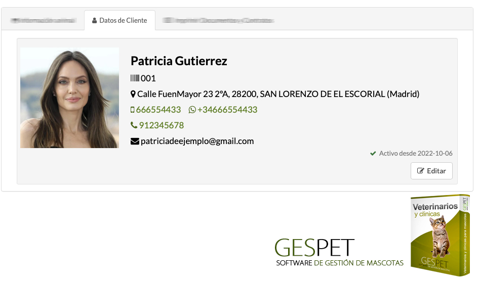 programa veterinario fichas de clientes