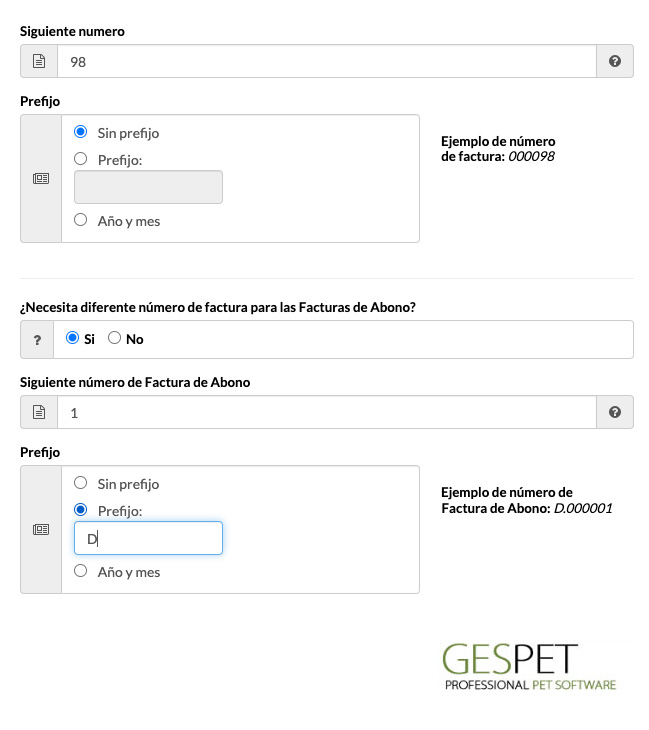 software animales facturacion