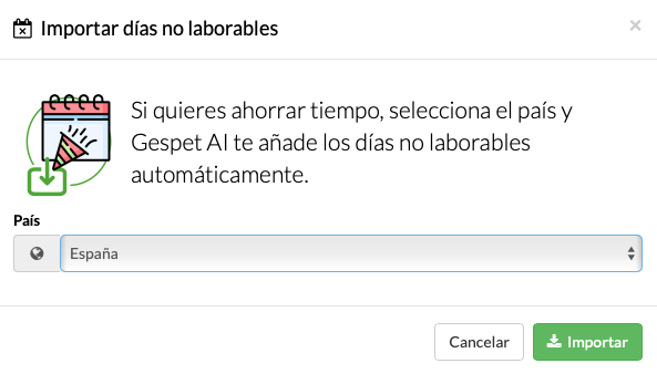 configurar disponibilidad de citas y reservas para negocios de mascotas con festivos importados automáticamente