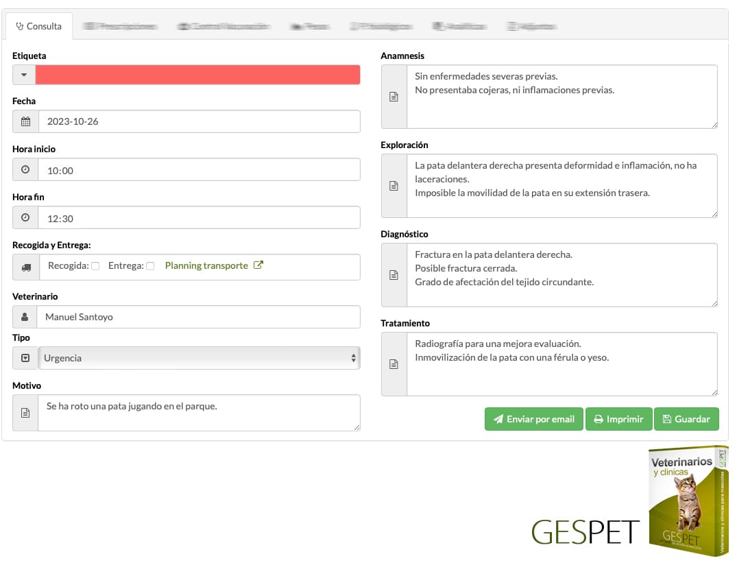app consultas veterinarias tablet