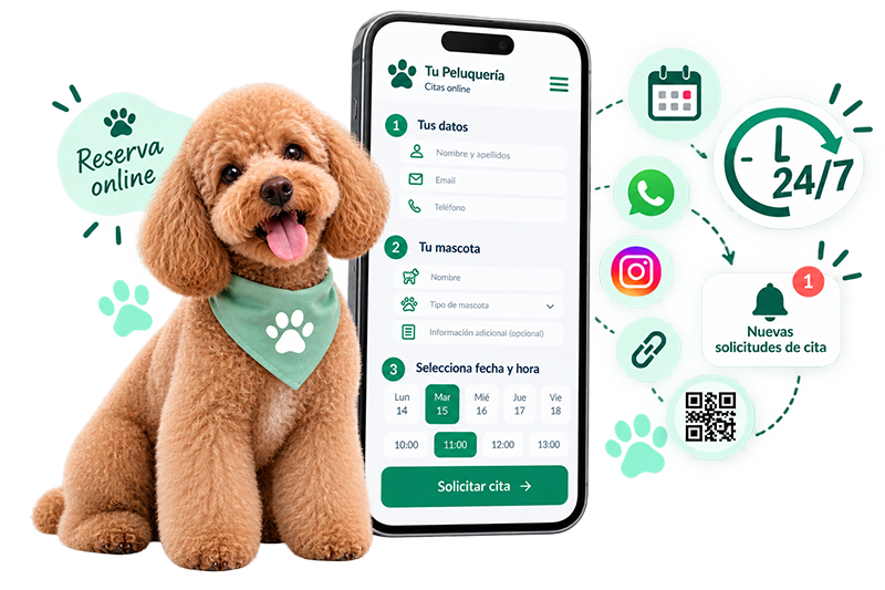 reservas online para peluquerias caninas