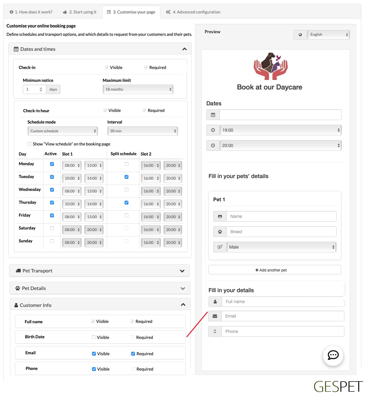 Online-Buchungssoftware für Hundetraining