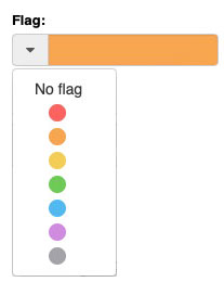 pet software color flag