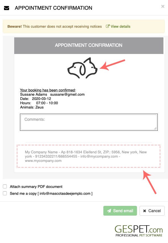 system for veteterinary online booking