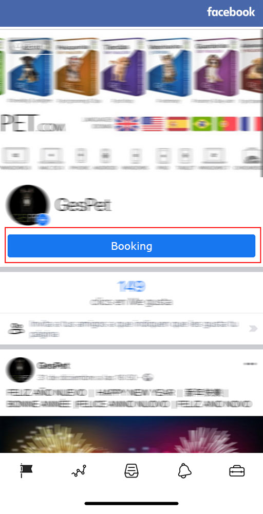 online booking dog facebook