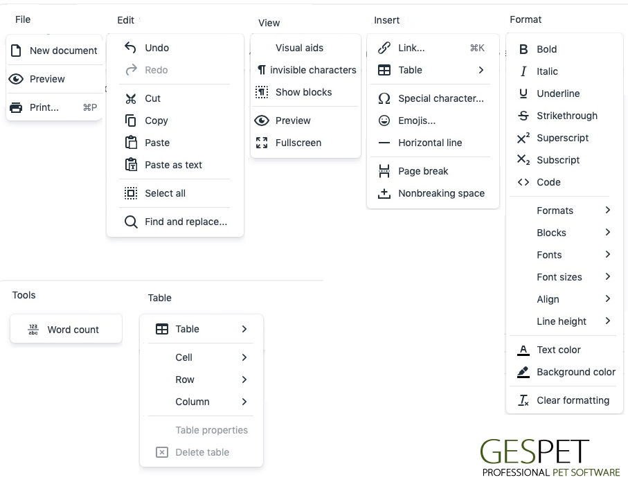 pet business agreements templates