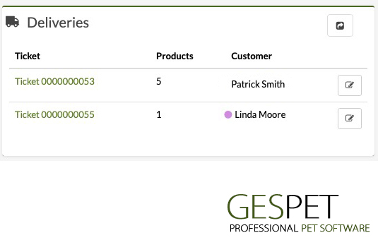 Gespet: training and help screenshot for pet transport and pet taxi software