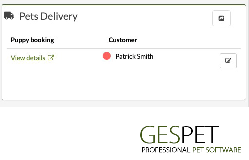 software pet transport dog delivery