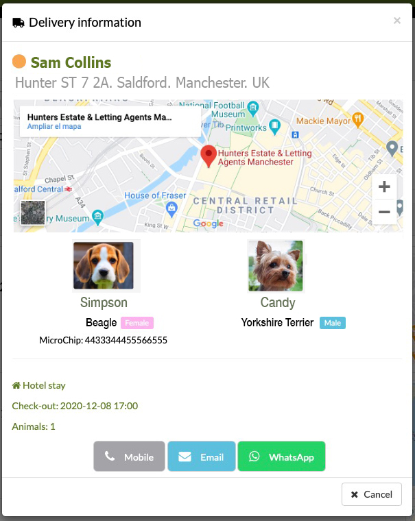 pet transport free app