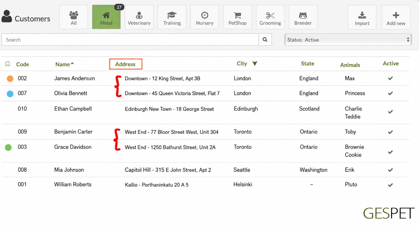 Mobile veterinary software for home vet route planning mobile veterinary software for home visits and clients grouped by area