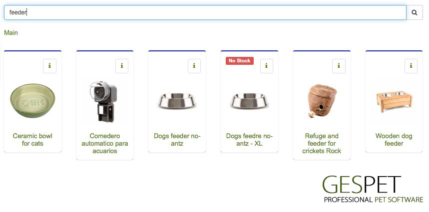 int of sale system for pet stores