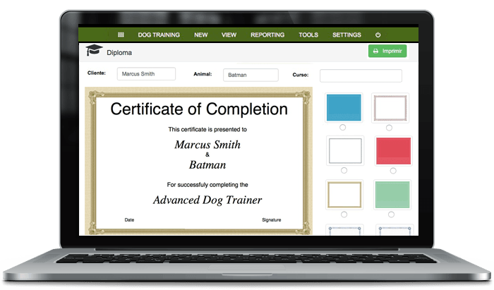 training dogs software