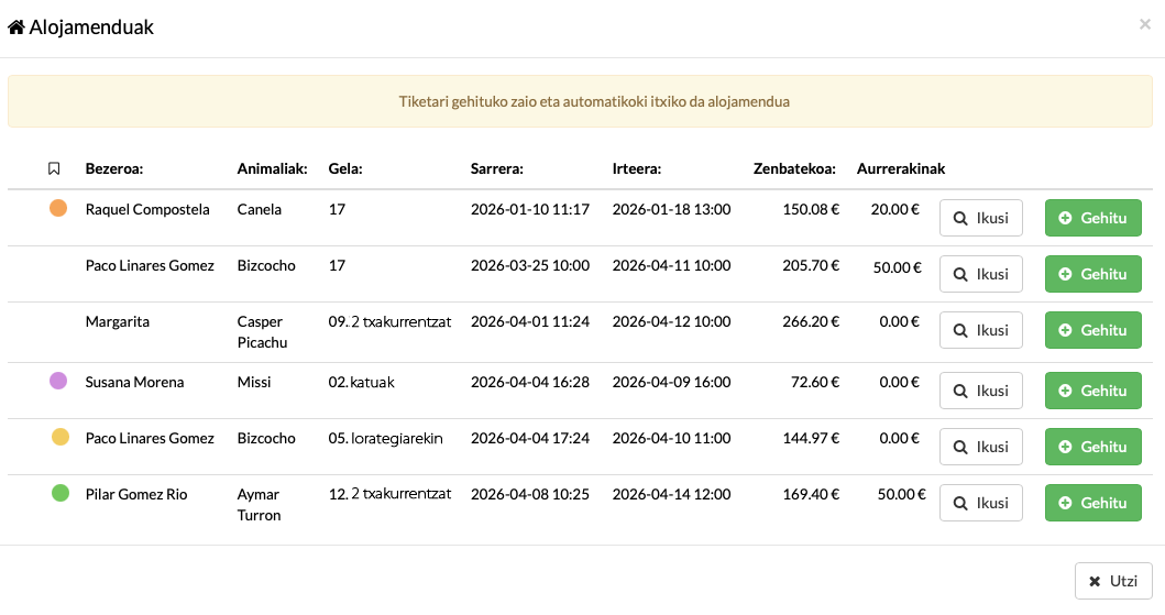 animalien produktuak saldu