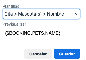 testu txantiloiak mezuetan txertatzea