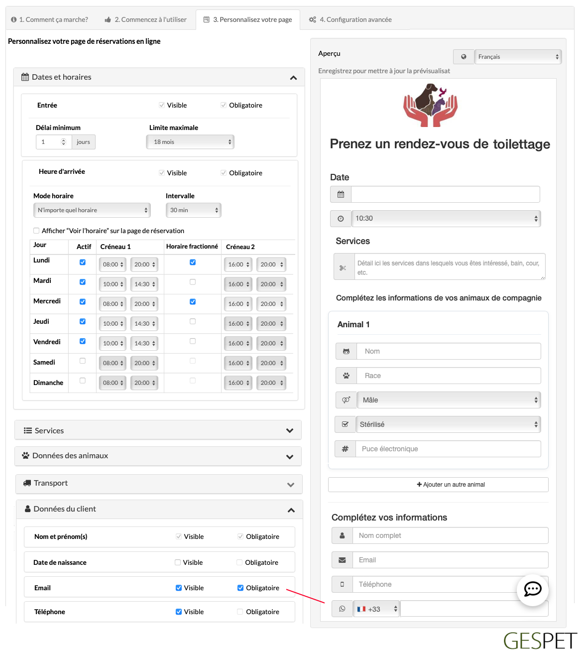 pet grooming online booking software