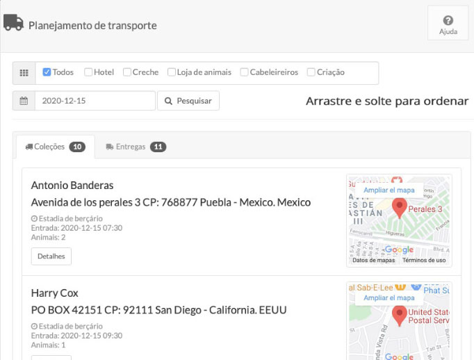 programa transporte animales
